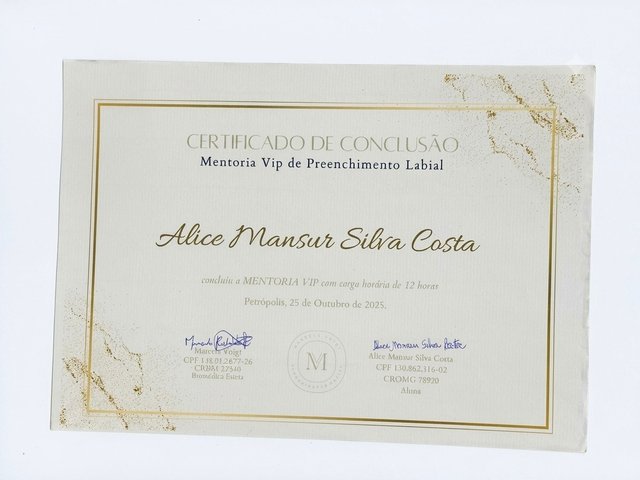 Certificado da Mentoria Vip